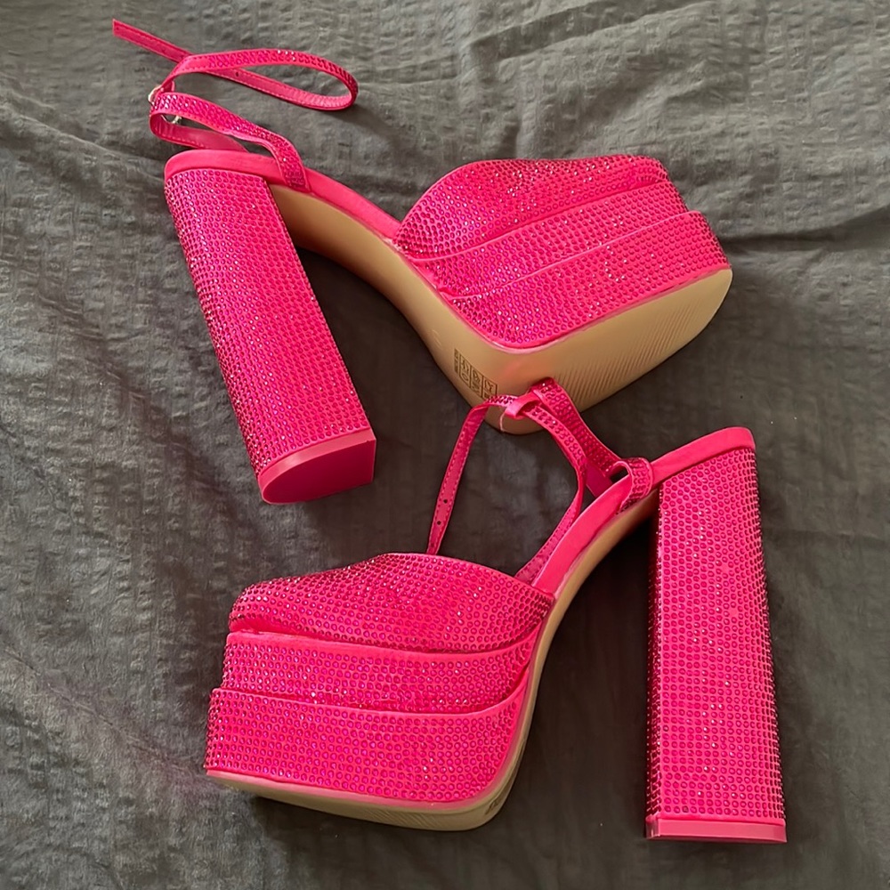 Public Desire Crystal Heels